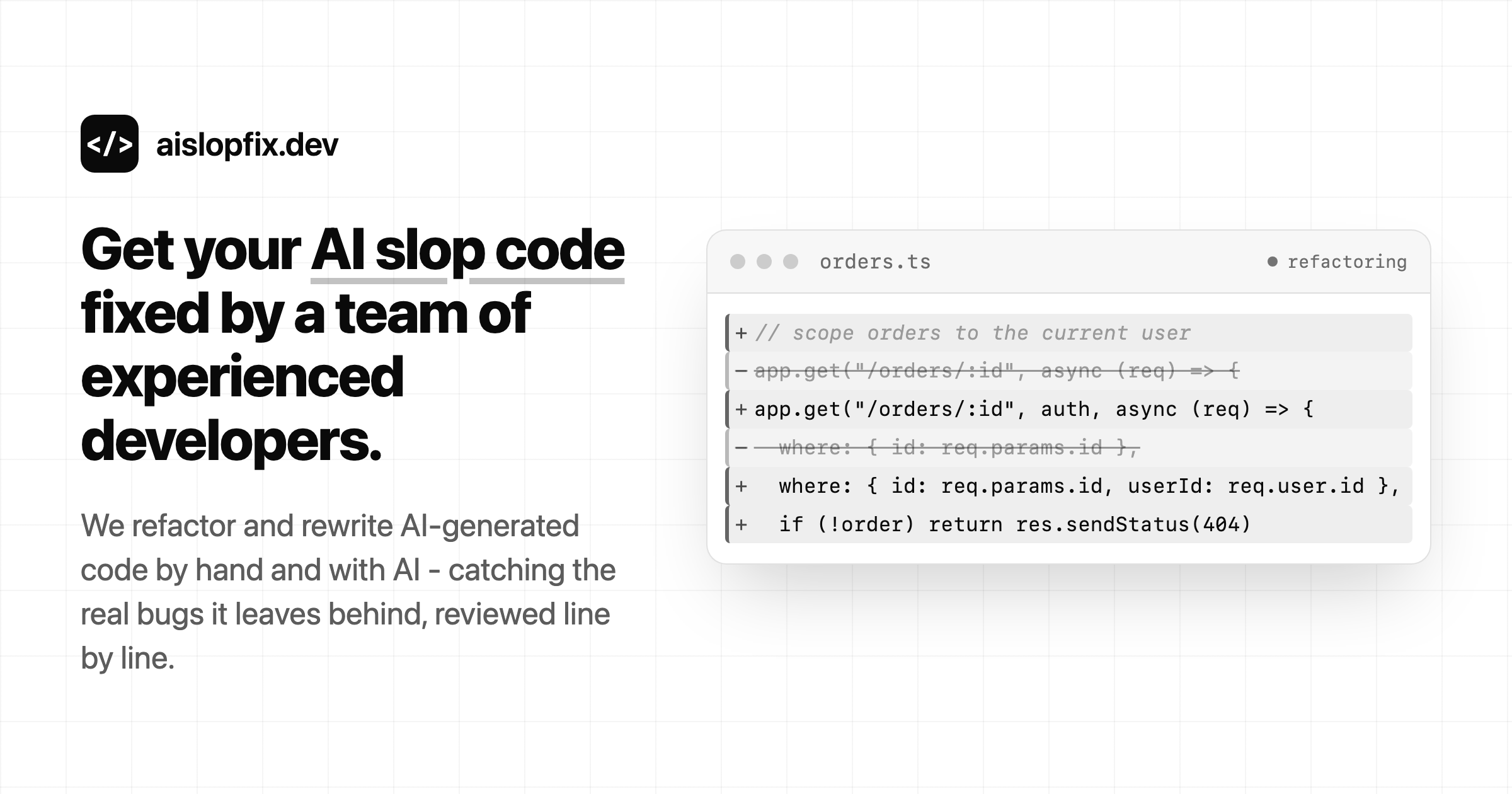 aislopfix.dev image